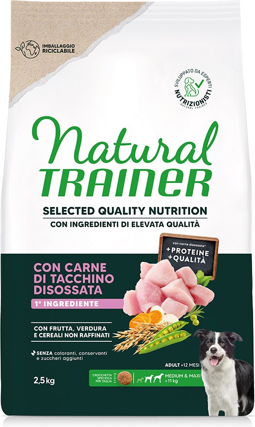 Natural Trainer Selected Quality Nutrition Adult Medium & Maxi Pute - Sparpaket: 2 x 2,5 kg