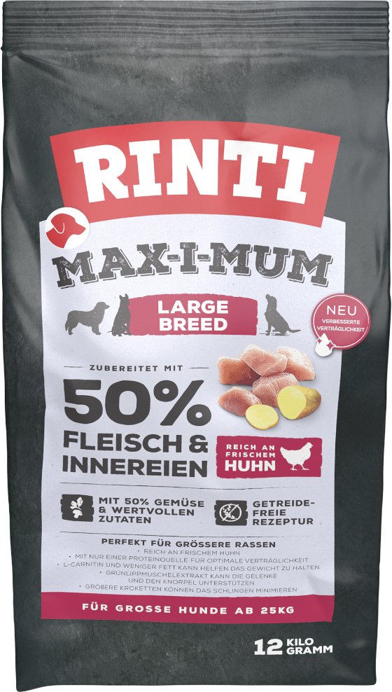 RINTI Max-I-Mum Large Breed Huhn - 12 kg