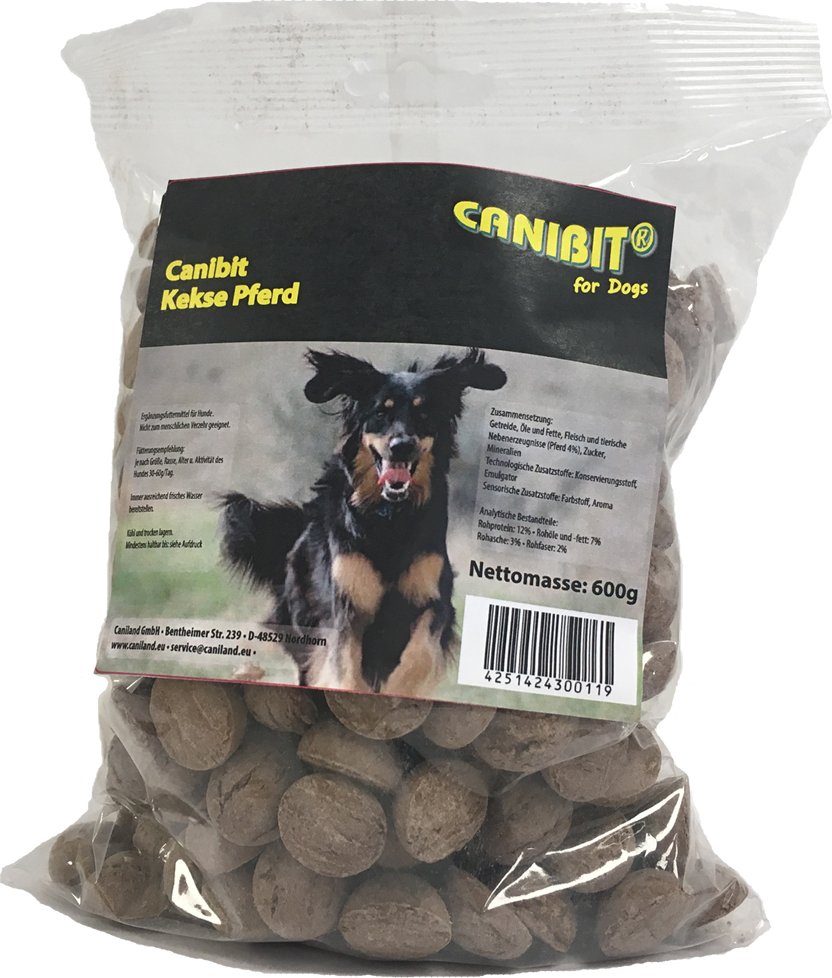 Caniland Kekse mit Pferdefleisch - Sparpaket: 12 x 600 g