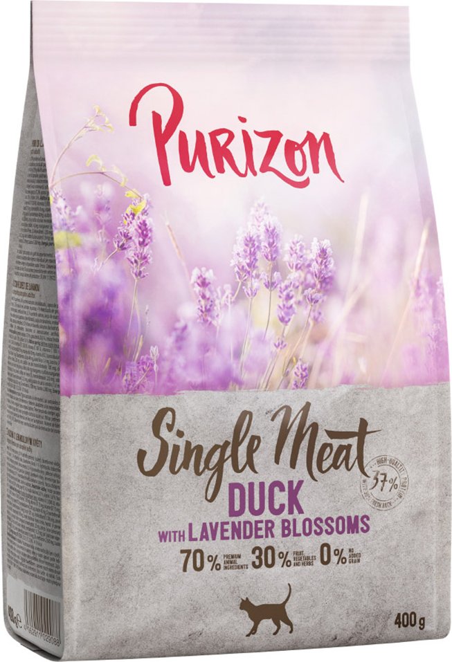 Purizon Single Meat Ente mit Lavendelblüten zum Sonderpreis - 400 g