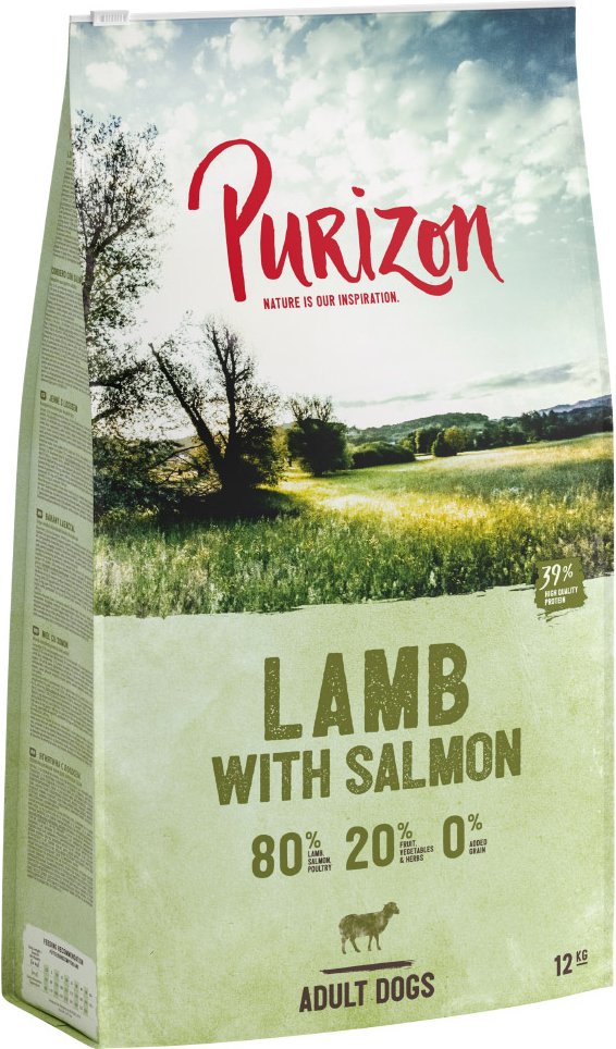Thumbnail - Purizon Lamm mit Lachs Adult - getreidefrei - Sparpaket: 2 x 12 kg