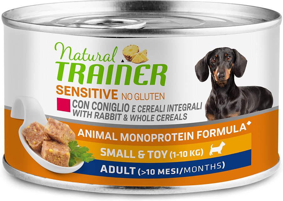 Natural Trainer Sensitive No Gluten Small & Toy Adult - Sparpaket: 6 x 150 g Kaninchen
