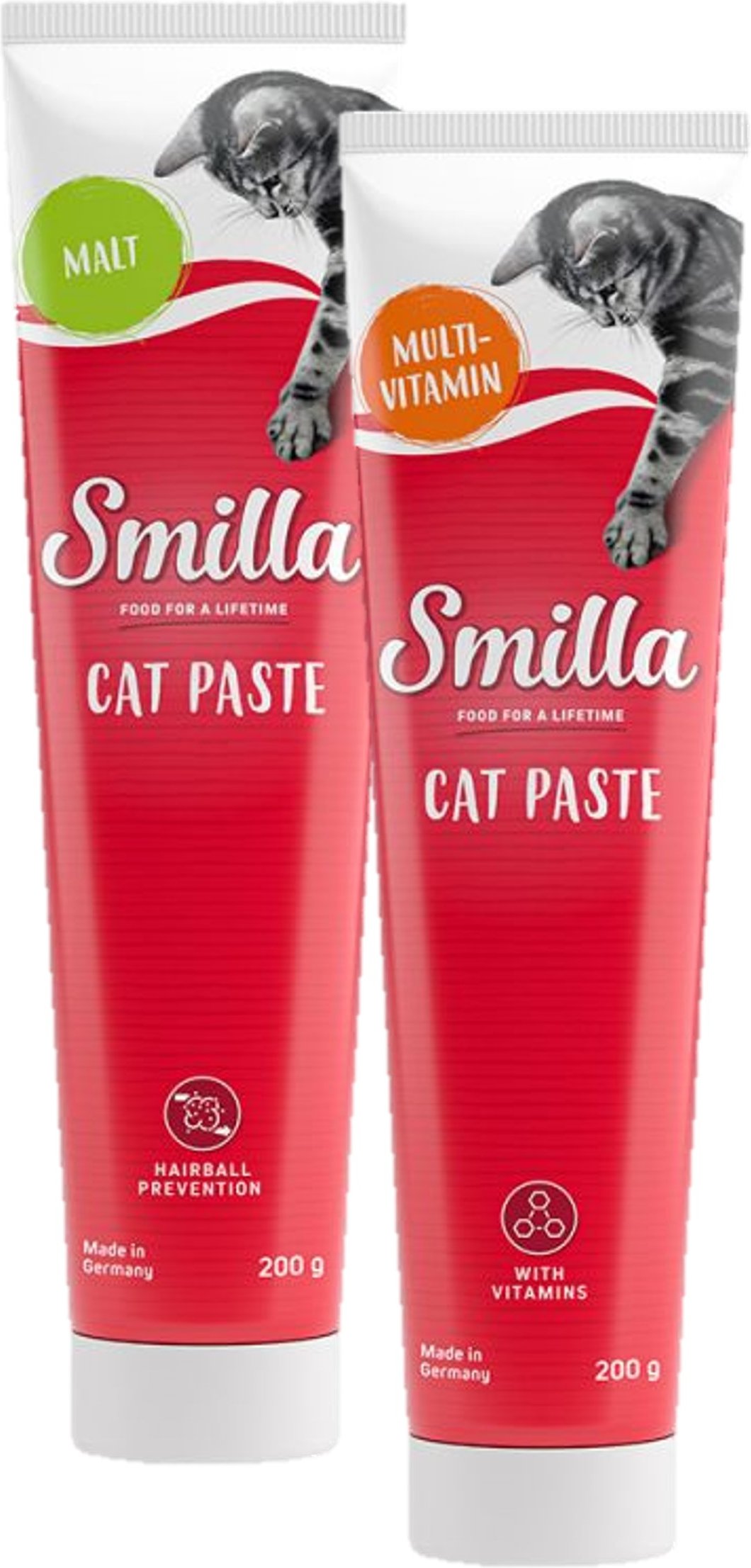Snackmix: Smilla Multi-Vitamin & Malt Katzenpaste - 2 x 200 g