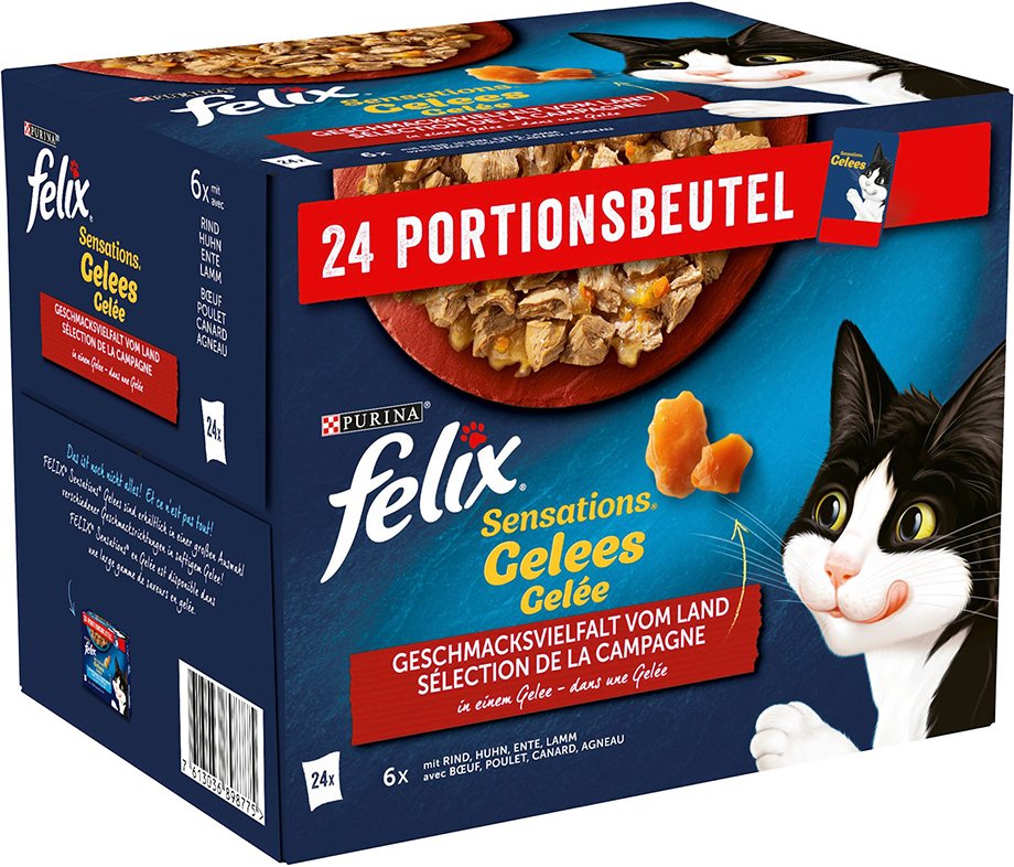Thumbnail - Felix "Sensations" Pouches 24 x 85 g - Geschmacksvielfalt vom Land in Gelee