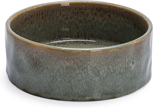 Designed by Lotte Hundenapf Keramik, grün - 800 ml, Ø 16 x H 6 cm