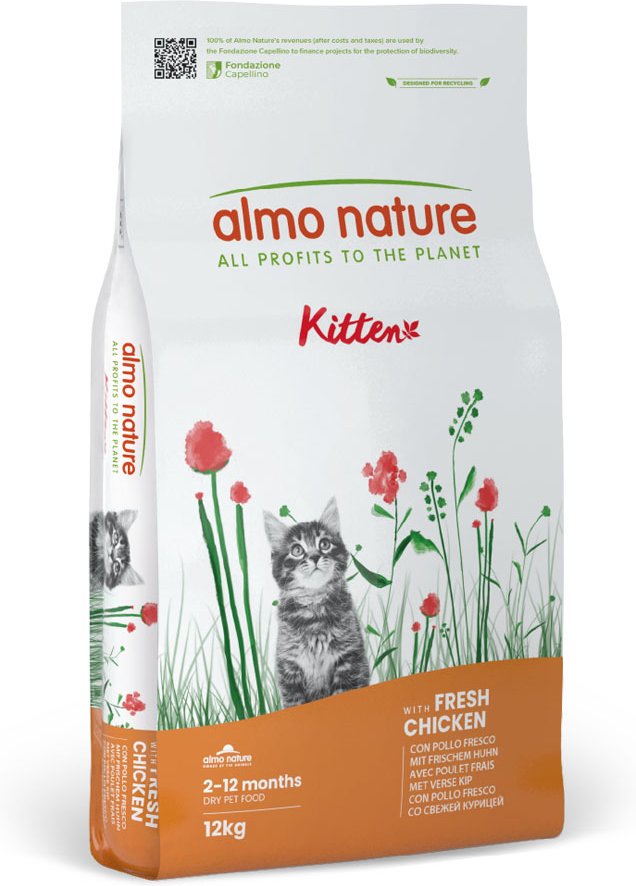 Almo Nature Functional Cat Kitten Huhn & Reis - 12 kg
