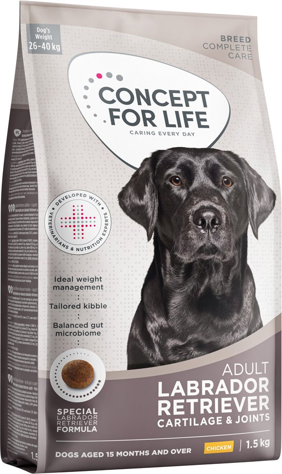 Concept for Life Labrador Retriever Adult - NEU Sparpaket 4 x 1,5 kg