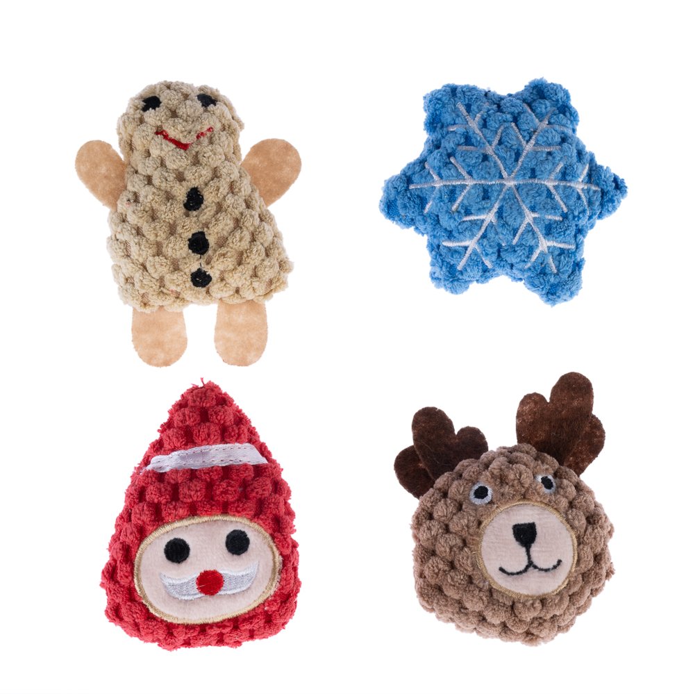 Thumbnail - TIAKI Xmas Katzenspielzeug-Set - 4er Set