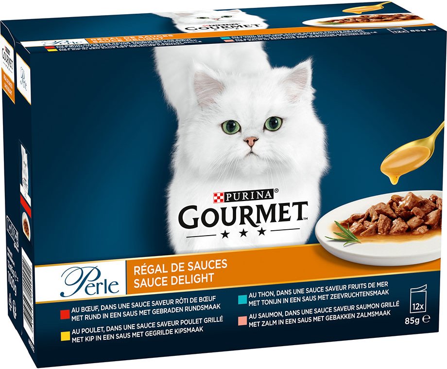 Sparpaket Gourmet Perle Gemischte Auswahl 24 x 85 g - Genuss in Sauce
