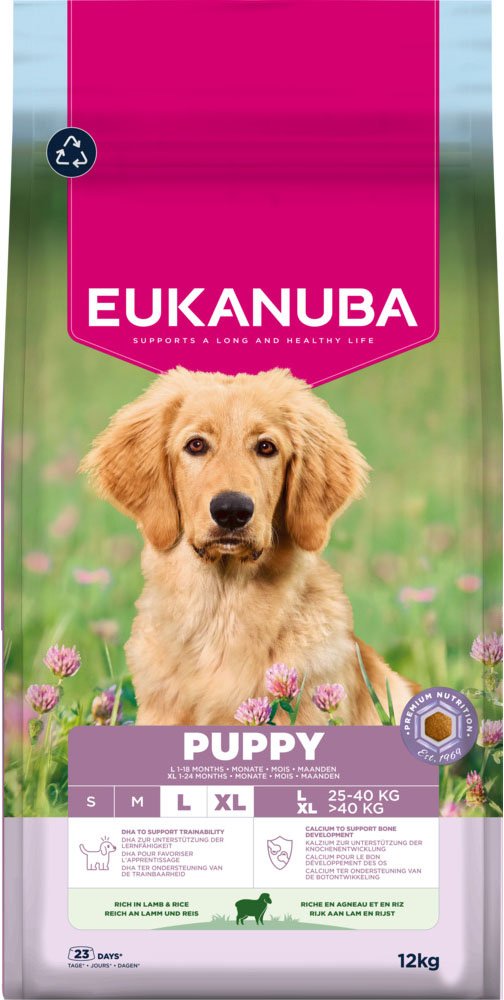 Eukanuba Premium Nutrition Puppy Large & Giant Breed Lamm & Reis - 12 kg