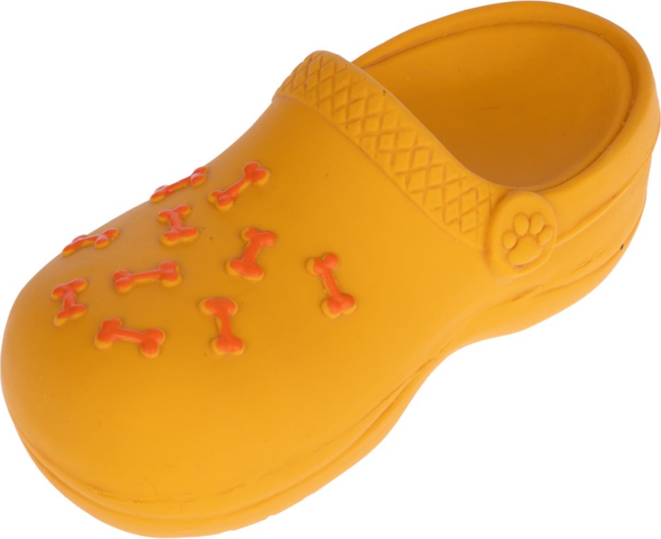 TIAKI Hundespielzeug Latex Schuh - L 15 x B 6,5 x H 6,5 cm