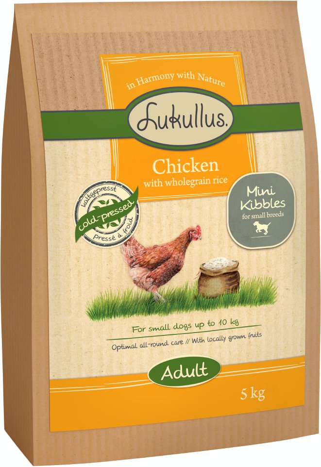 Lukullus Mini Kaltgepresst Huhn mit Vollkornreis - 5 kg