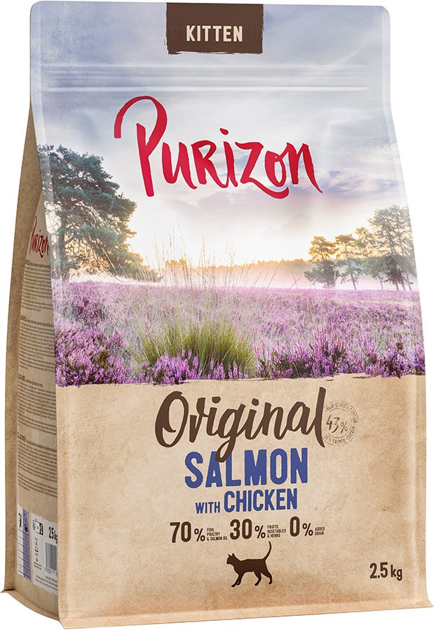 Purizon Kitten Lachs mit Huhn - getreidefrei - 2,5 kg