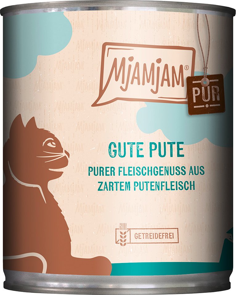 Sparpaket MjAMjAM purer Fleischgenuss 24 x 800 g - gute Pute pur