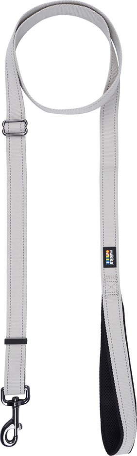 Rukka® Bliss Eco Leine, grau - Größe L: 125 - 200 cm lang, 25 mm breit