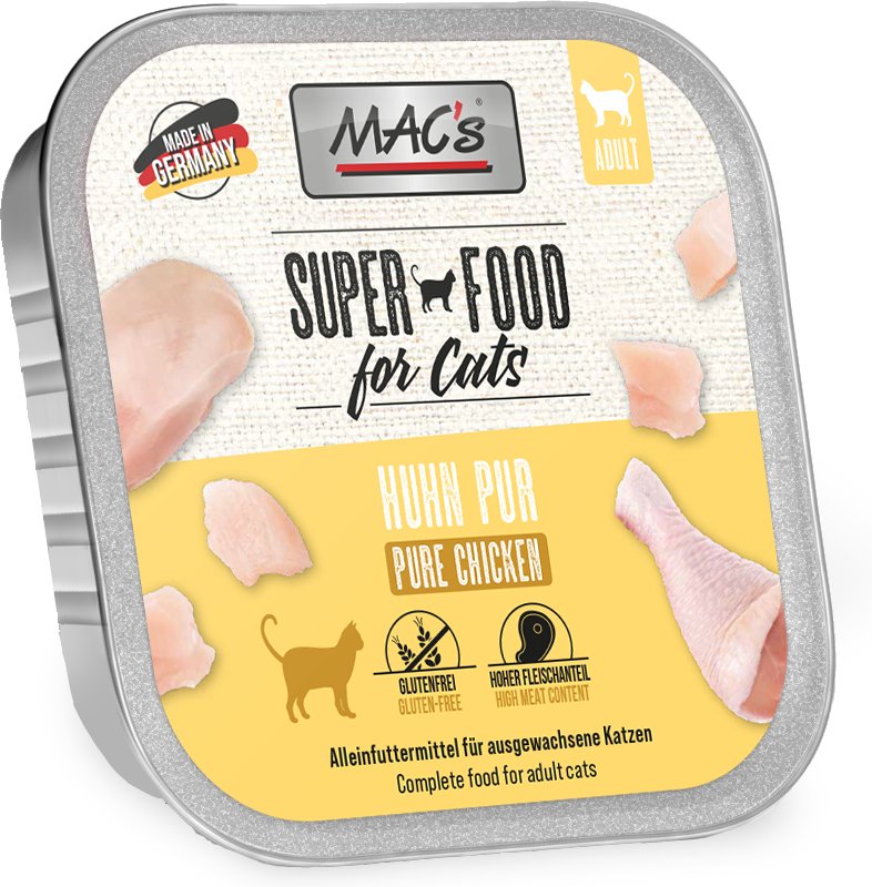 MAC's Cat Schale 16 x 100 g - Huhn Pur