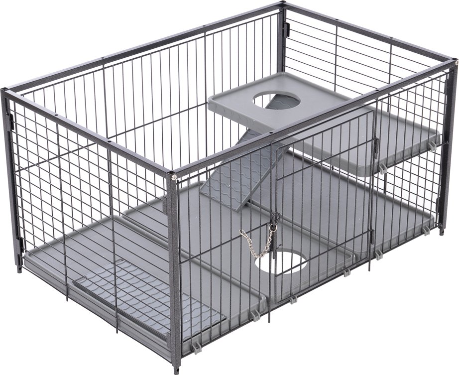 Thumbnail - TIAKI Kleintierkäfig Villa - Add-on Unit: L 79 x B 52 x H 42,5 cm