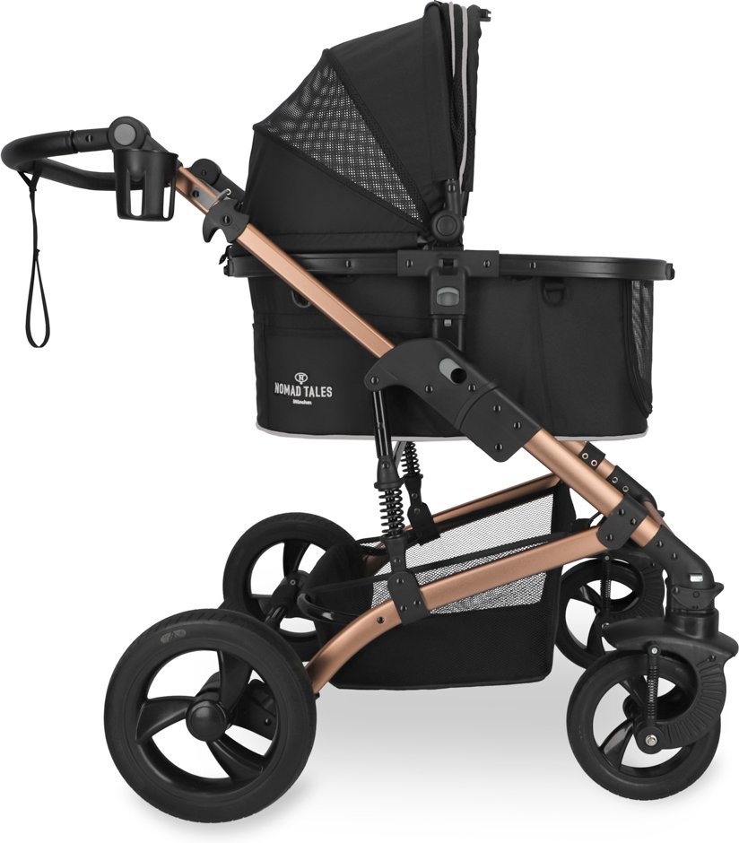 Nomad Tales Calma Pet Stroller, rose gold - L 82 x B 65 x H 102 cm / bis 15 kg