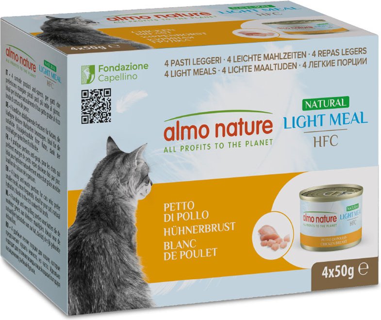 Sparpaket Almo Nature HFC Natural Light 24 x 50 g - Hühnerbrust