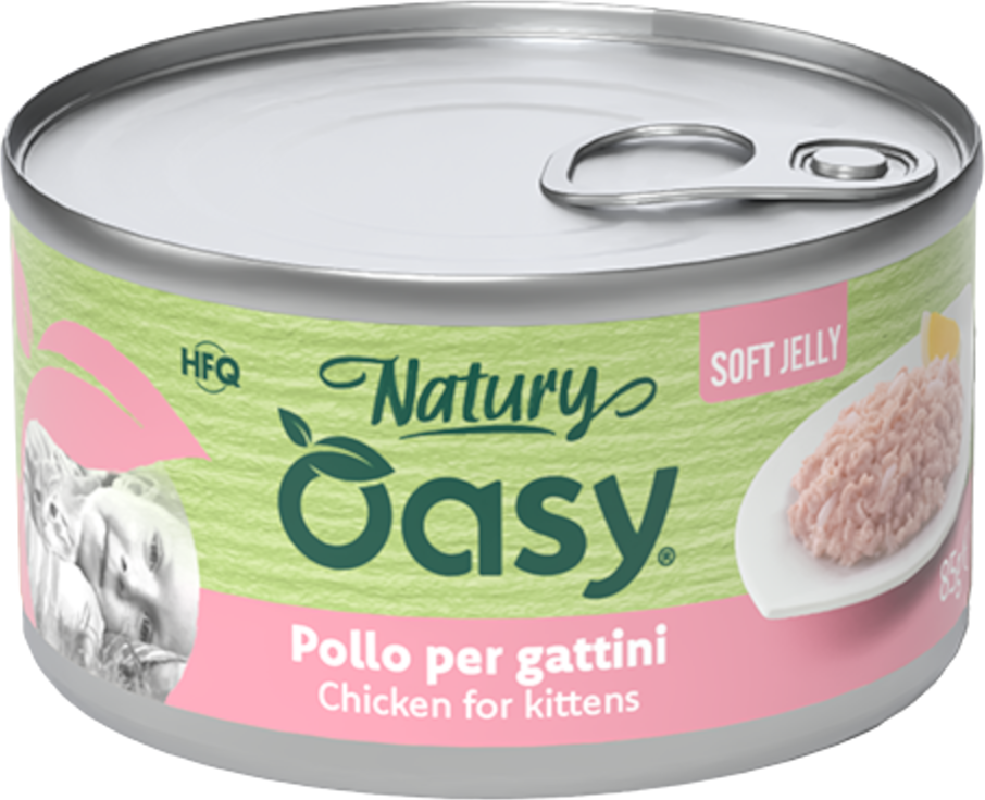 Oasy Natural 85 g - Sparpaket: Kitten (6 x 85 g)