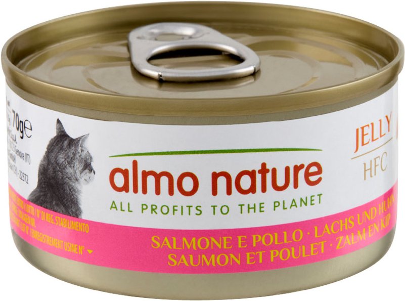 Thumbnail - Almo Nature HFC Natural 6 x 70 g - Lachs mit Huhn in Gelee