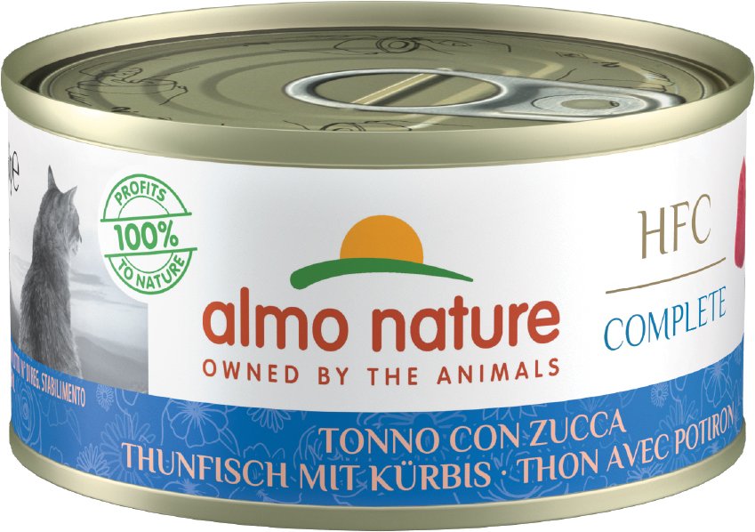 Almo Nature HFC Complete 6 x 70 g - Thunfisch mit Kürbis