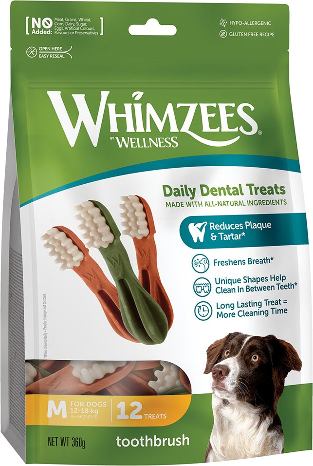 Thumbnail - Whimzees by Wellness Toothbrush - Sparpaket: 2 x Größe M