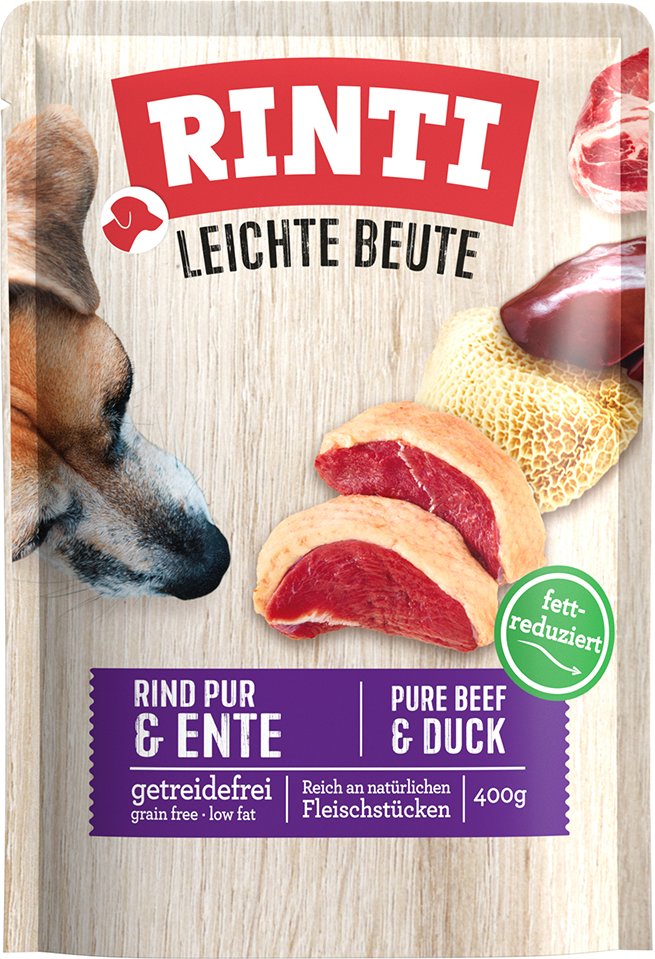 RINTI Leichte Beute 10 x 400 g - Rind Pur & Ente