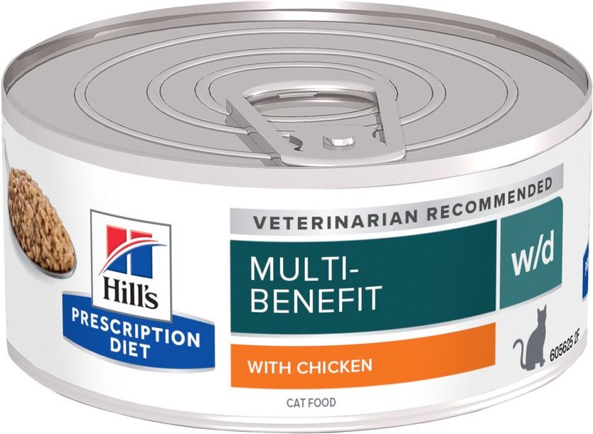 Hill's Prescription Diet w/d Multi-Benefit mit Huhn - Sparpaket: 48 x 156 g
