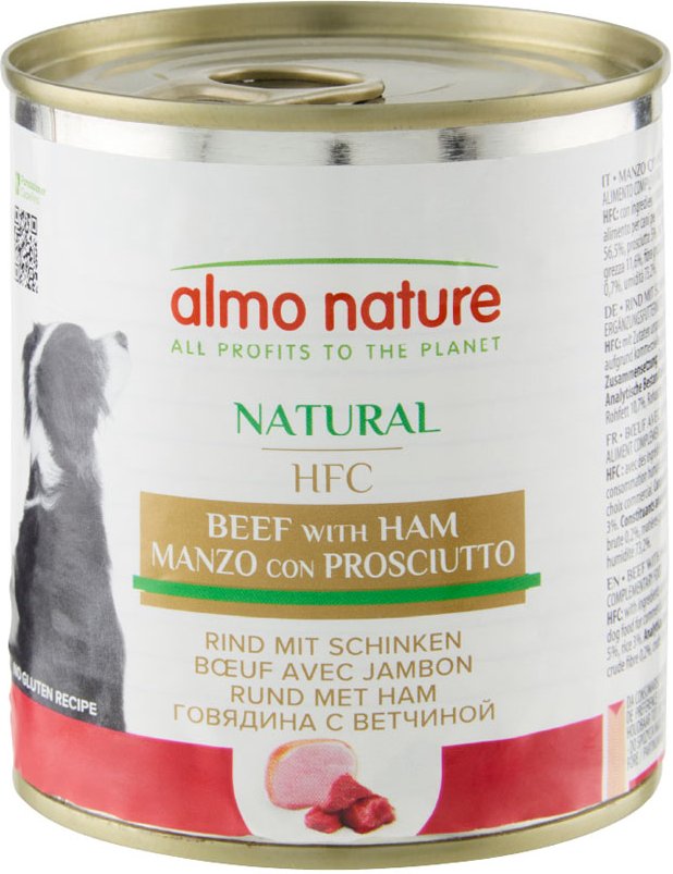Sparpaket Almo Nature HFC 12 x 280 g / 290 g - Rind mit Schinken (290 g)