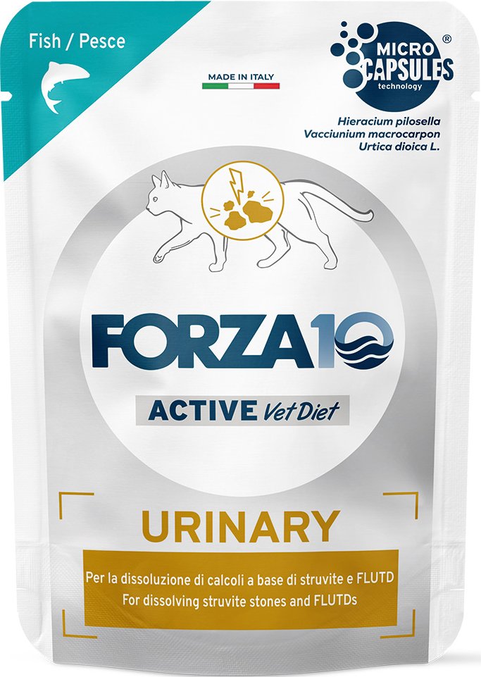 Forza 10 Urinary Active Vet Diet für Katzen 12 x 80 g - Fisch
