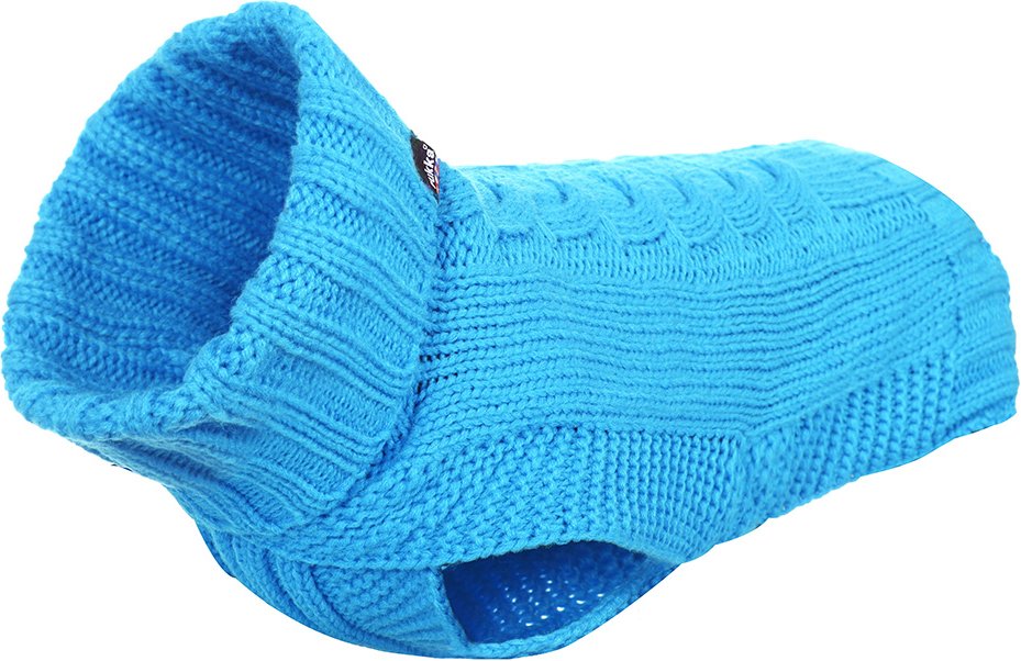 Rukka® Hundepullover Wooly, türkis - ca. 38 cm Rückenlänge (Größe M)