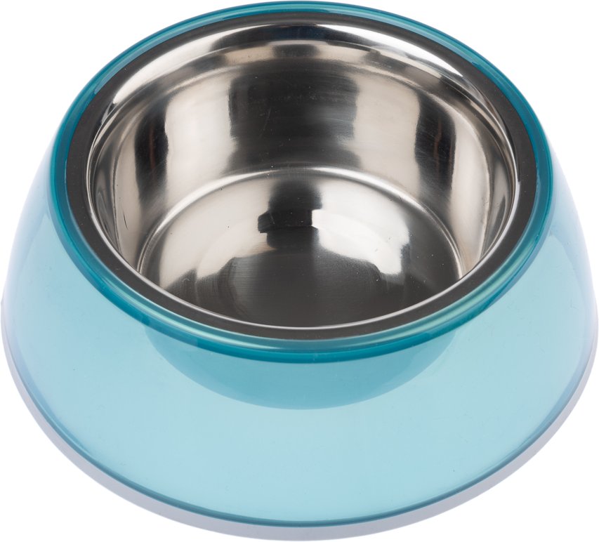 TIAKI Anti-Rutsch-Napf, transparent blau - 400 ml, Ø 16 cm