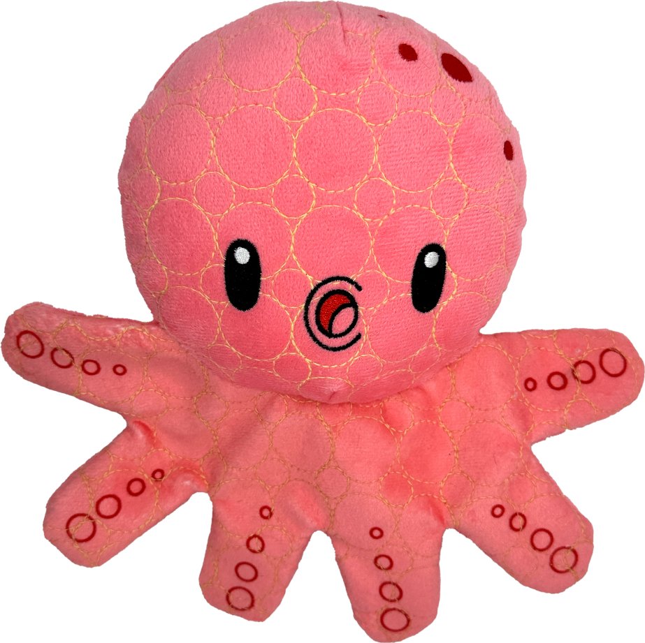 Bite Force Kevlar Hundespielzeug Octopus - L 23 x B 23 x H 8 cm