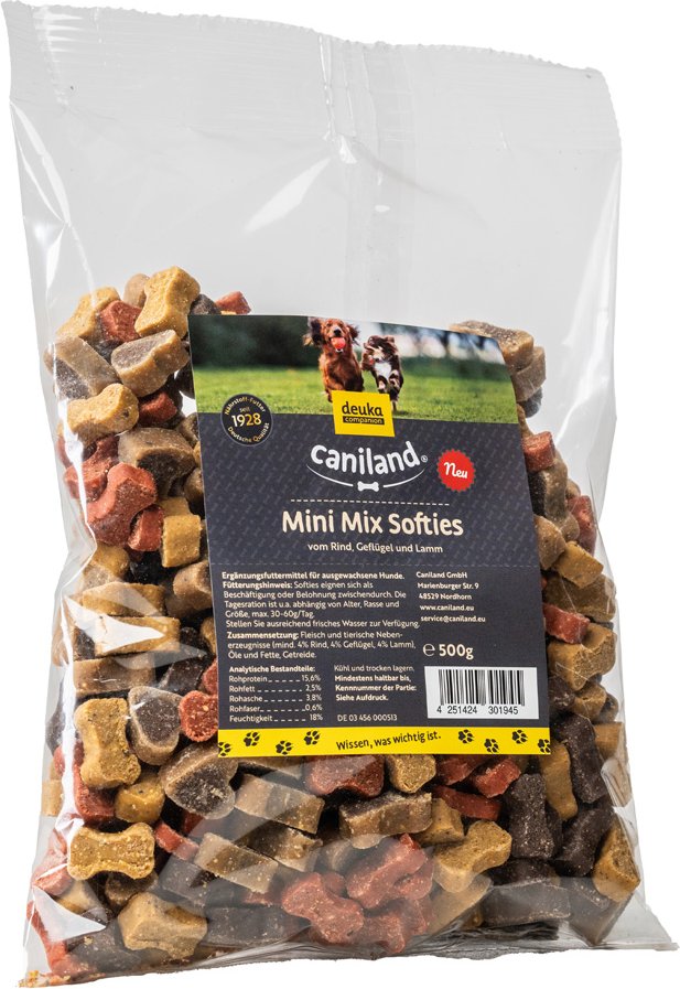 Caniland Mini Mix Softies - Sparpaket: 2 x 500 g