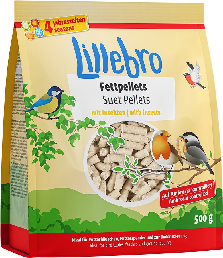 Lillebro Fettpellets mit Insekten - 500 g