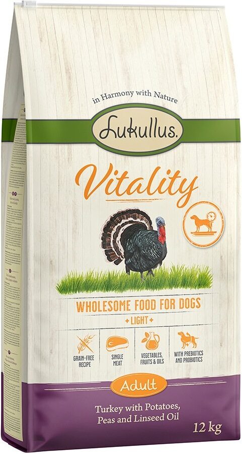 Lukullus Vitality Light (getreidefrei) - 12 kg
