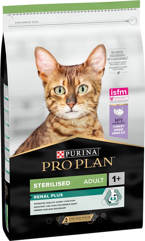 PURINA PRO PLAN Sterilised Adult Renal Plus Truthahn - 10 kg