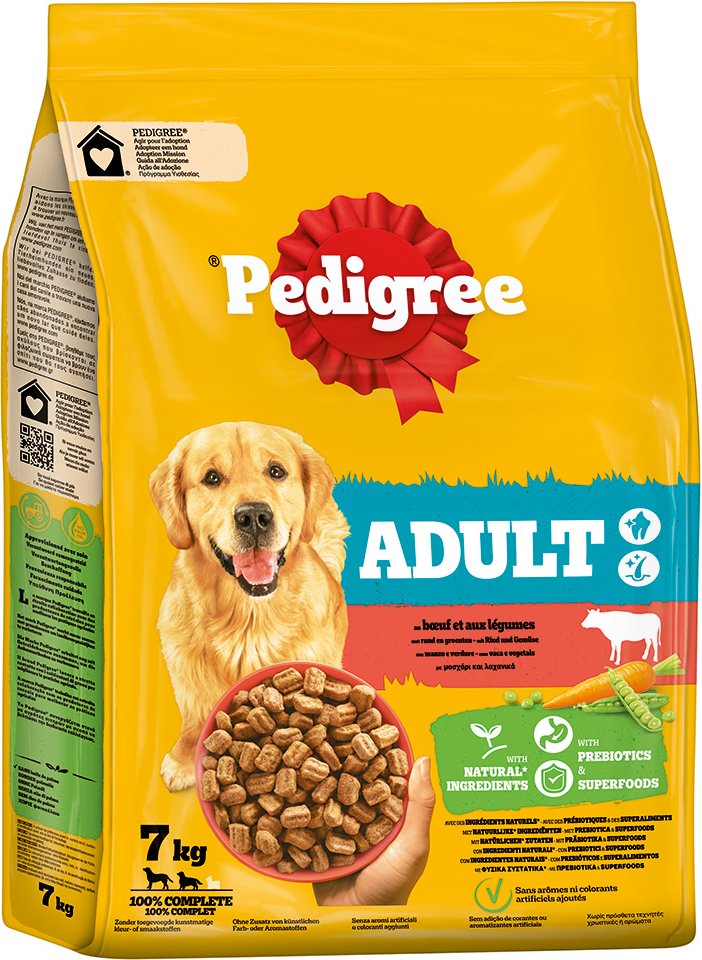 Pedigree Adult mit Rind & Gemüse - 7 kg