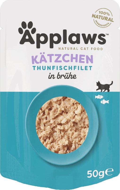 Thumbnail - Applaws Natural Kitten in Brühe 12 x 50 g - Thunfischfilet