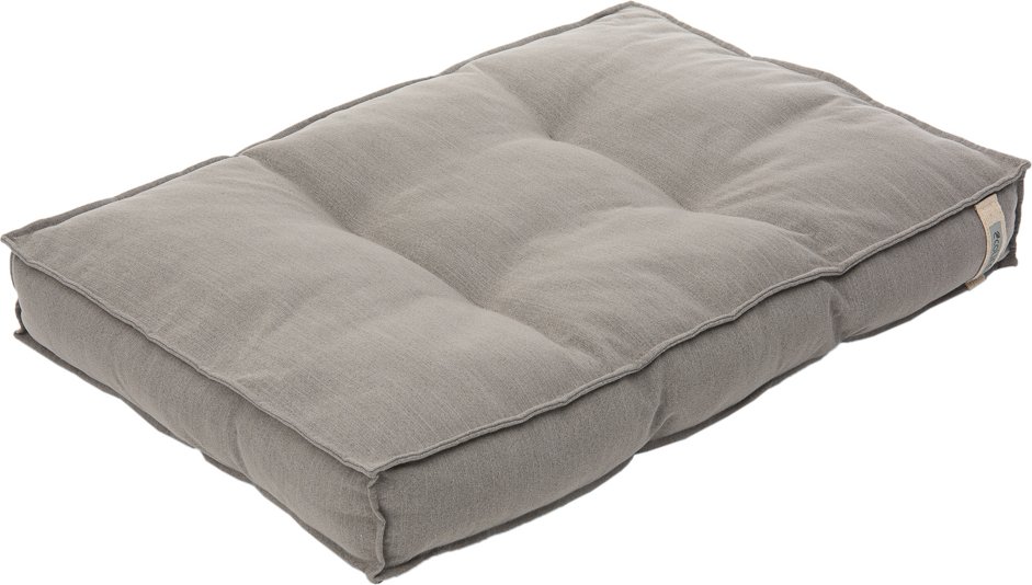 Hundebett Hamilton ecoLIFE Grau - L 90 x B 62 x H 12 cm