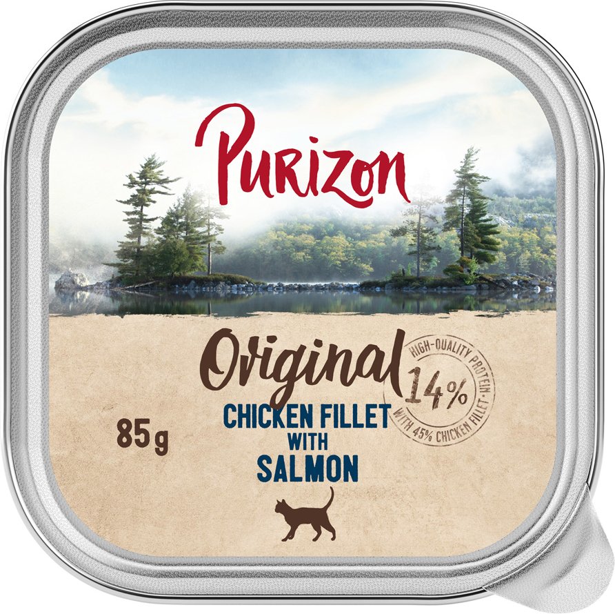 Purizon Original Schale 6 x 85 g - Hühnerfilet mit Lachs
