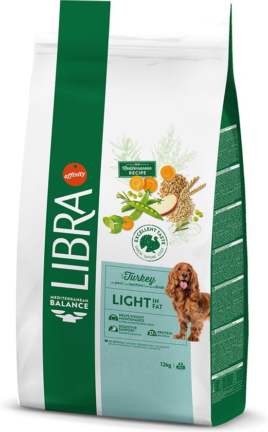 Libra Dog Light Truthahn - Sparpaket: 2 x 12 kg