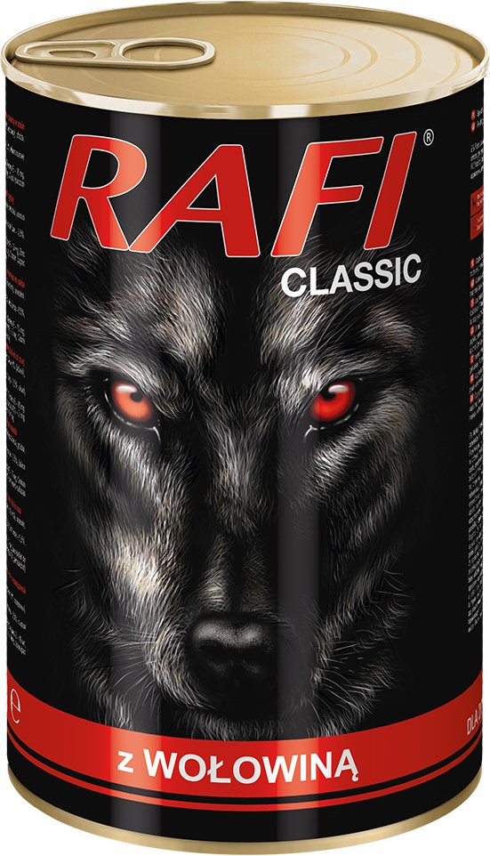 Rafi Dog 6 x 1240 g - Rind