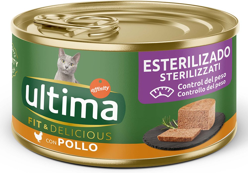 Ultima Fit & Delicious Sterilized Katze 24 x 85 g - Huhn