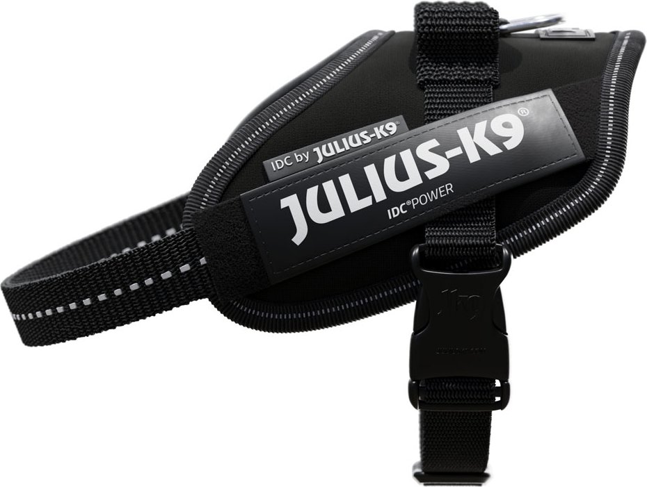 JULIUS-K9 IDC®-Powergeschirr - schwarz - Größe XL: Brustumfang 71 - 96 cm