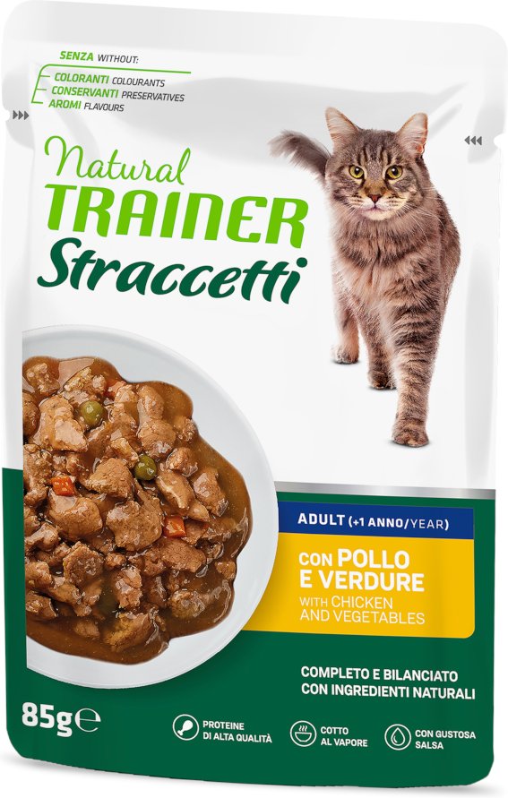 Sparpaket Natural Trainer Streifen in Soße 44 x 85 g - Huhn