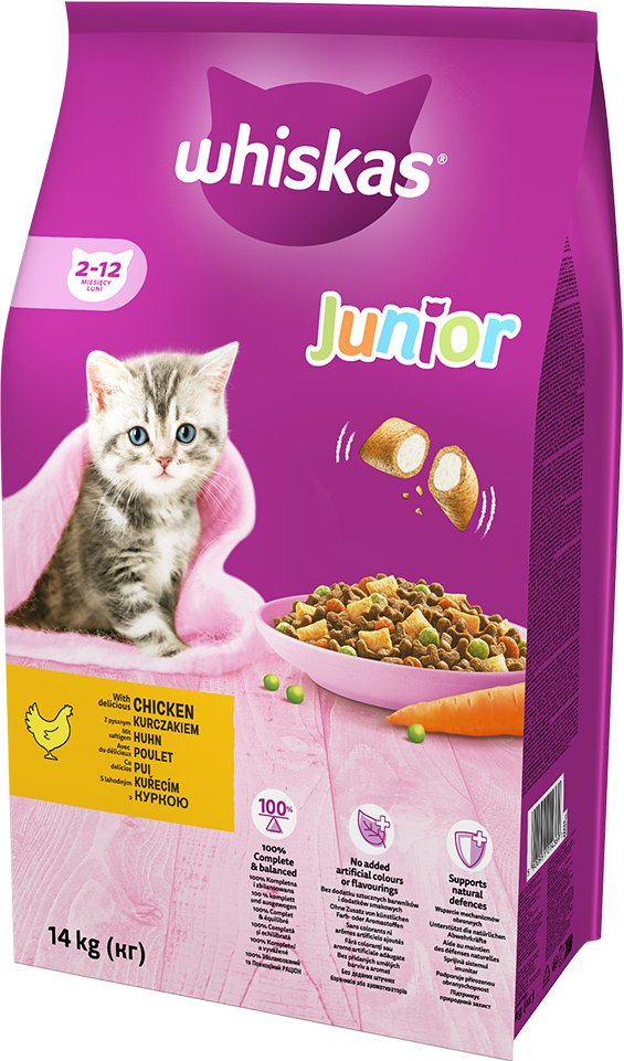 Thumbnail - Whiskas Junior Huhn - Sparpaket: 2 x 14 kg