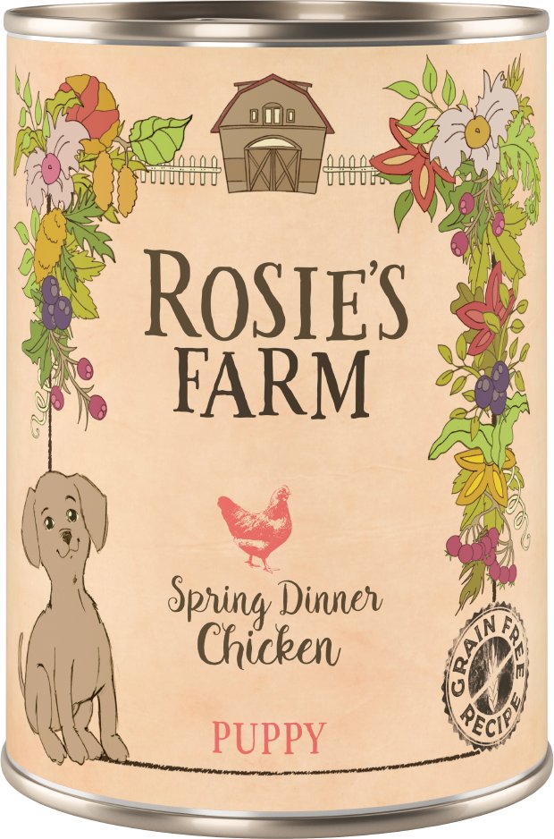 Rosie's Farm Puppy 6 x 400 g - Huhn