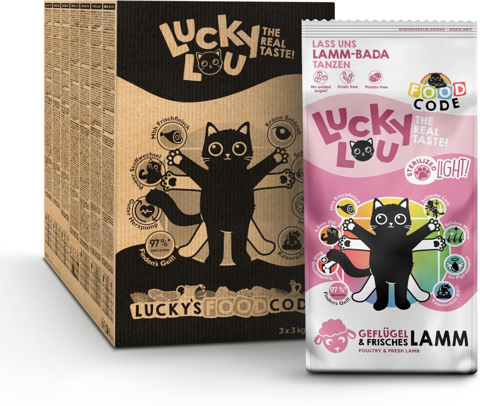 Lucky Lou Light Geflügel & Lamm - 9 kg